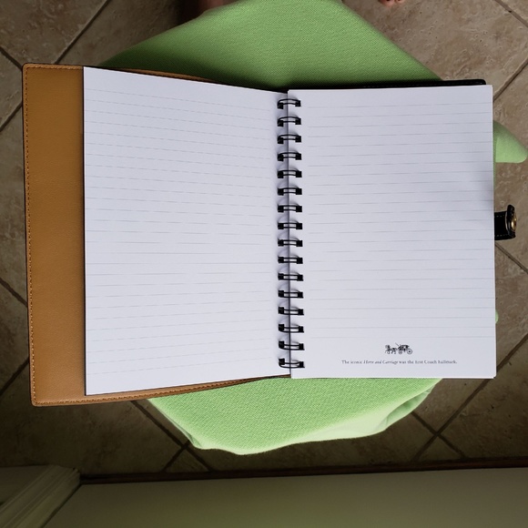 COACH REXY LEATHER NOTEBOOK BOXED:NIB REXY  CE928 - Picture 10 of 10